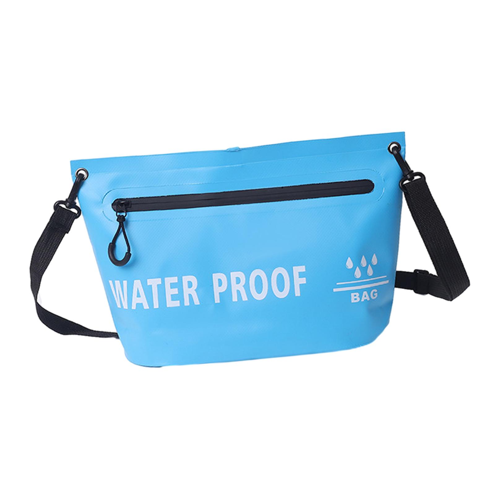 Waterproof Crossbody Bag Waterproof Dry Bag for Hiking Trekking Fishing Blue