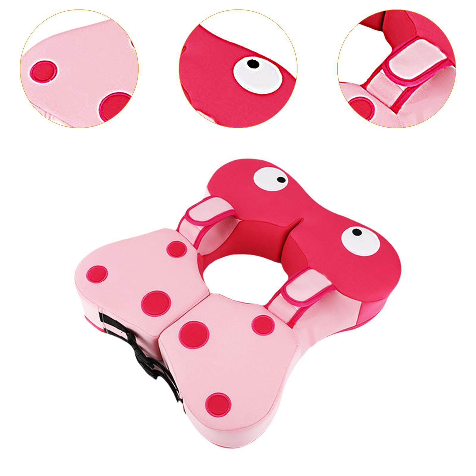 Non Inflatable Float Water Float Adjustable Bathtub Accessories Swim Trainer pink