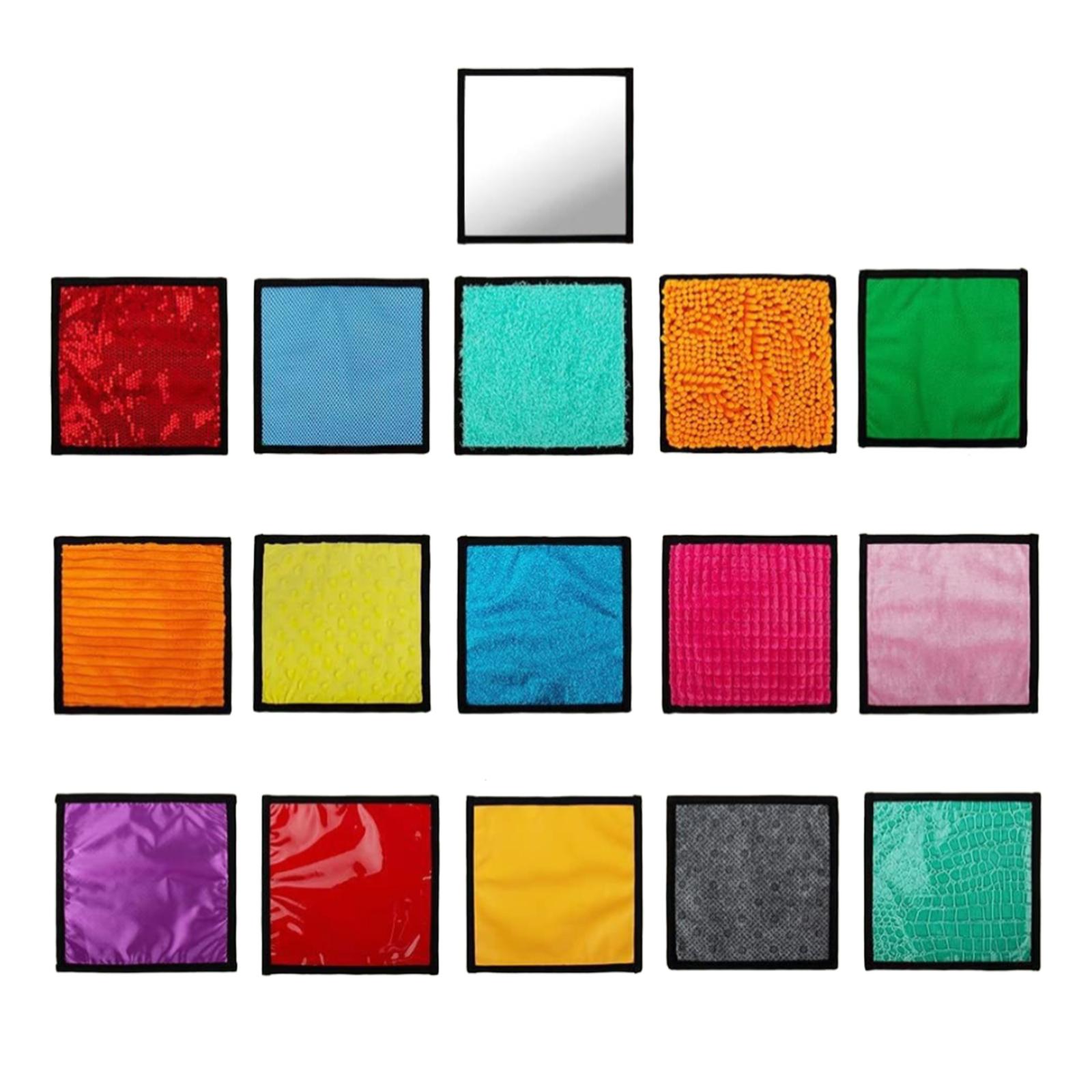 Textured Sensory Mats 16Pcs