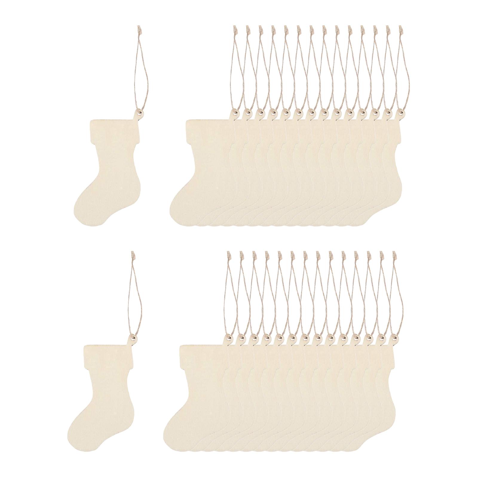 Wooden Christmas Stocking Cutouts