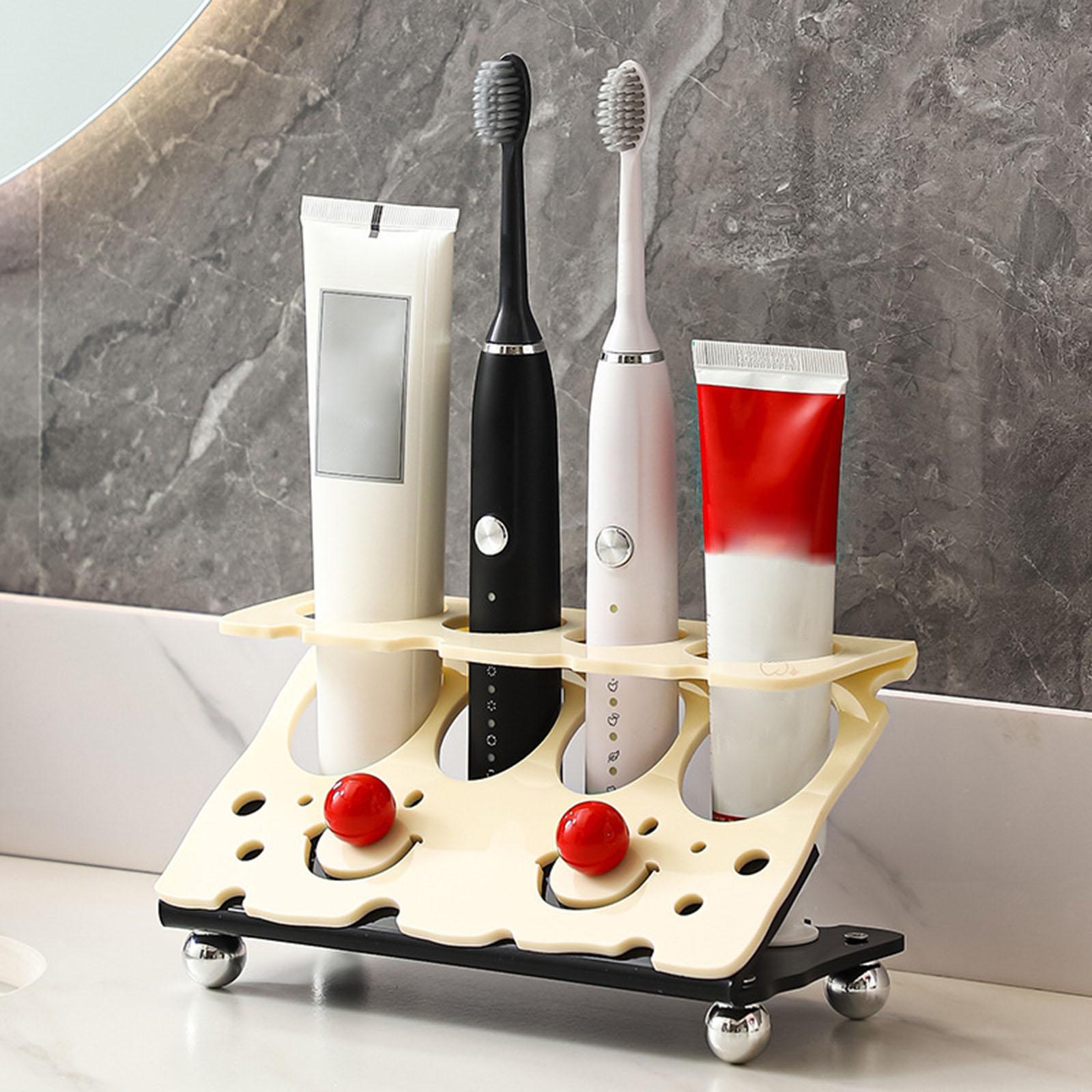 Toothbrush Holder Bathroom Counter Organizer Rack for Bathroom Makeup
