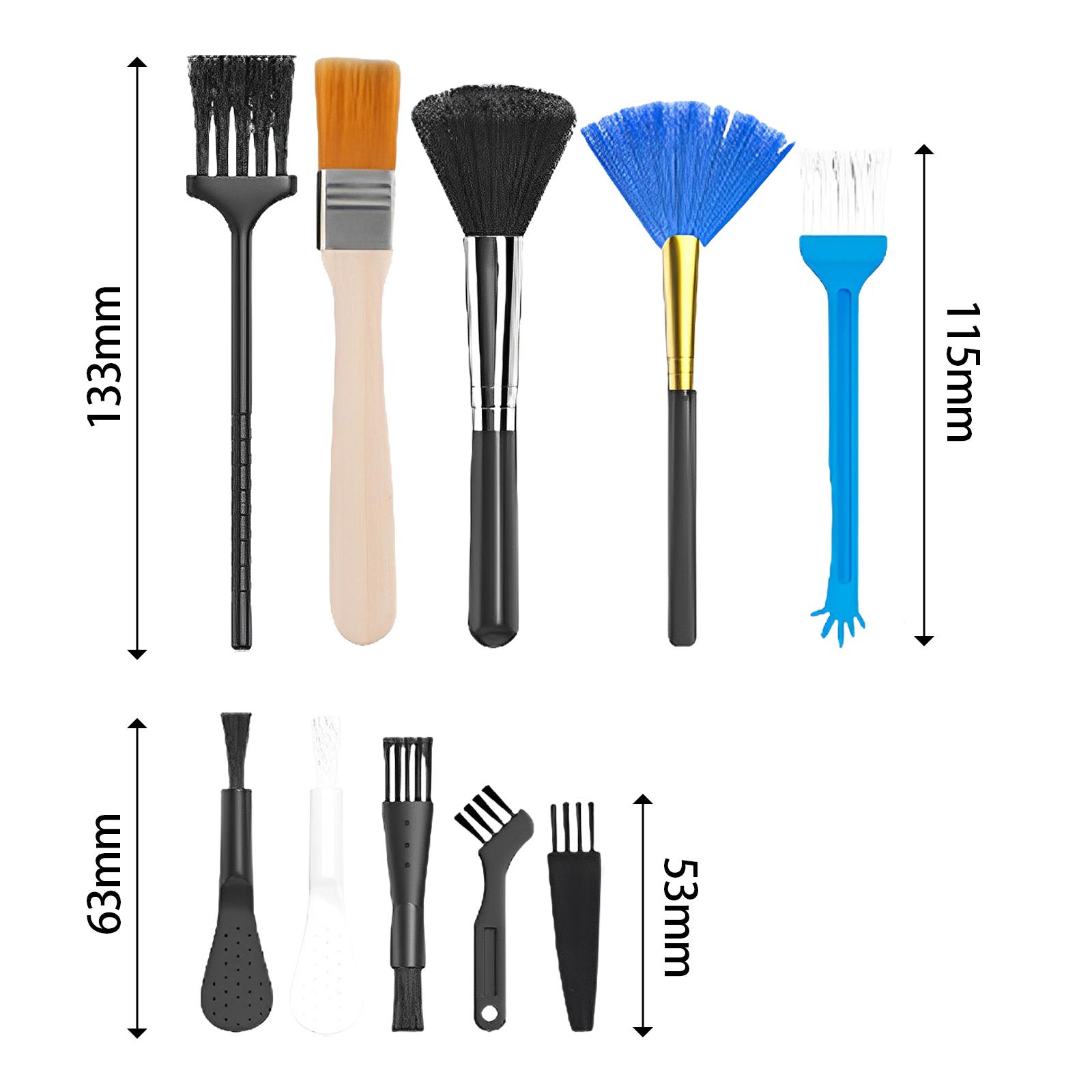 10Pcs Keyboard Brush Anti Static Portable for Electronics Computer Cellphone