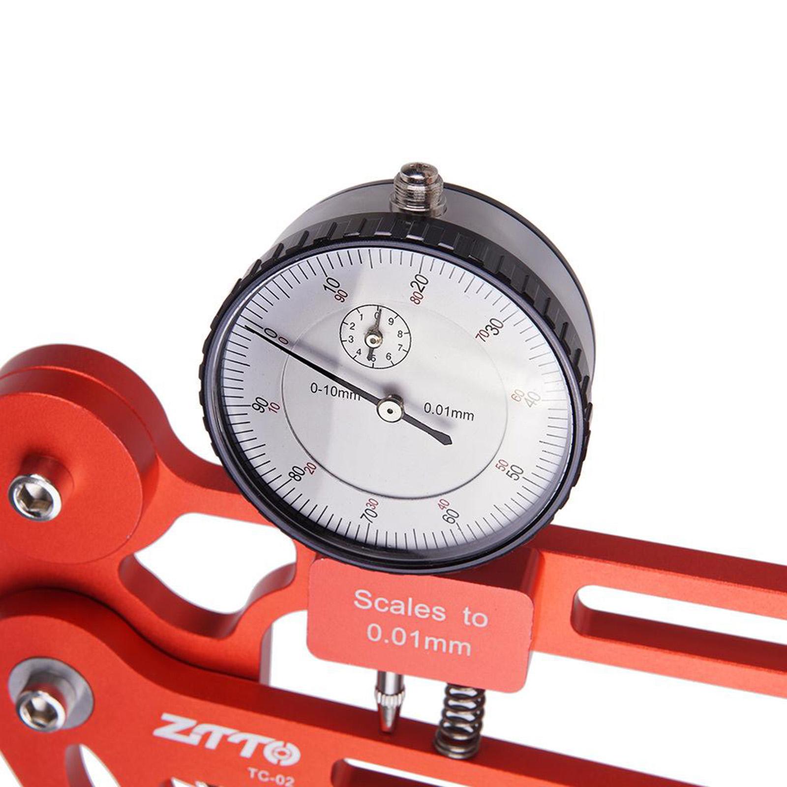 Accurate Bike Spoke Tension Meter Spokes Gauge Tensiometer Red Mechanical