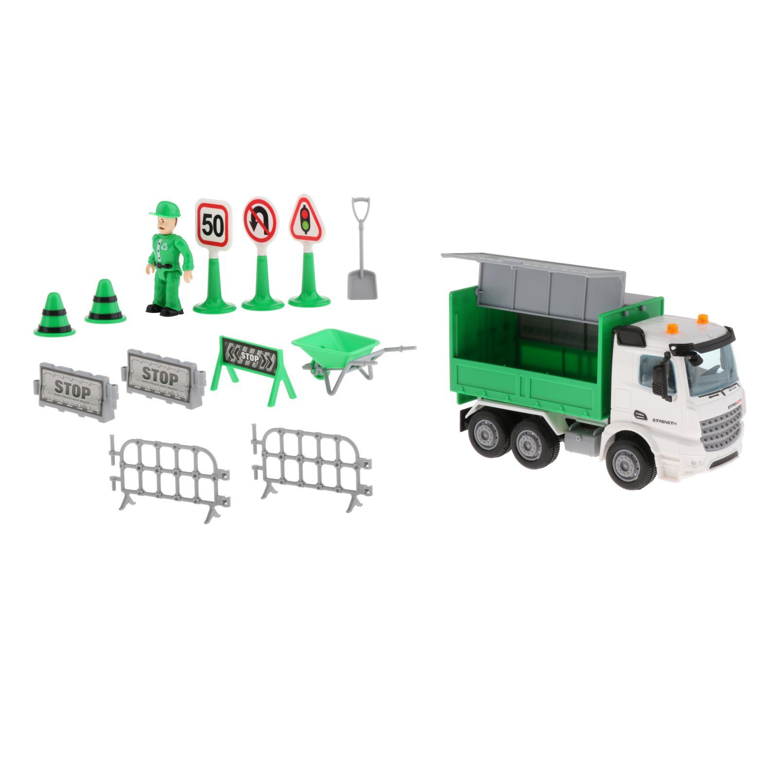 Vehicle Toys Kit Garbage Truck / Sprinkler Car Model Birthday Gift Style 2