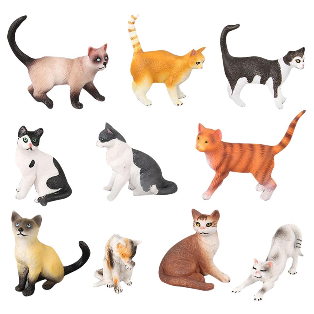 Cat Figures Toy Set