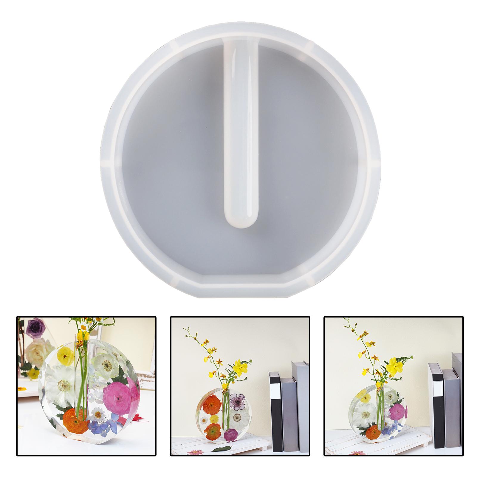 Silicone Vase Mold for Resin Craft Plant Propagation Station Mould Round