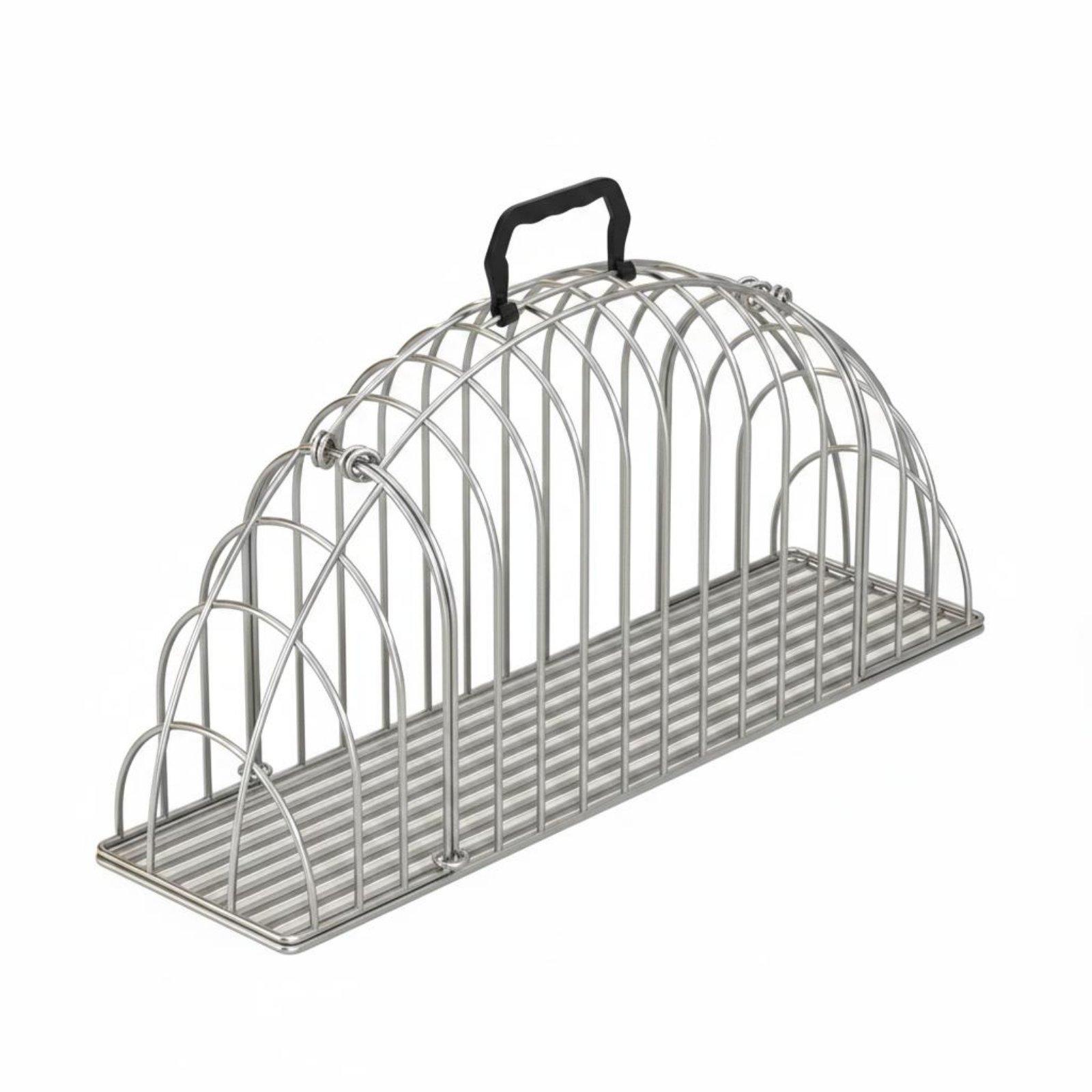 Cat Washing Cage Silver