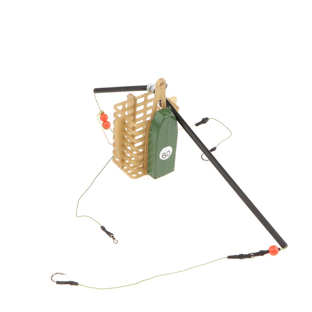 Fishing Bait Cage Fishing Feeder Carp Feeder Fishing Bait Trap Cage 60g