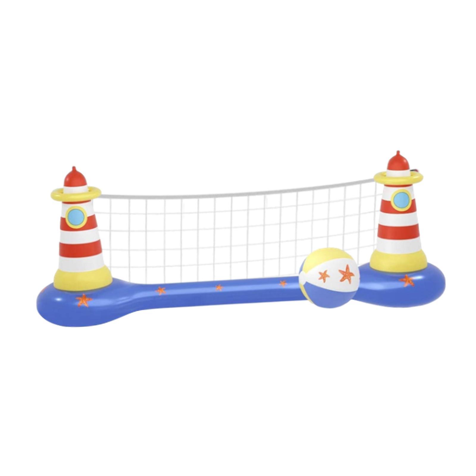 Inflatable Pool Volleyball Set Fun Volleyball Net for Children Parent 300cmx70cmx95cm