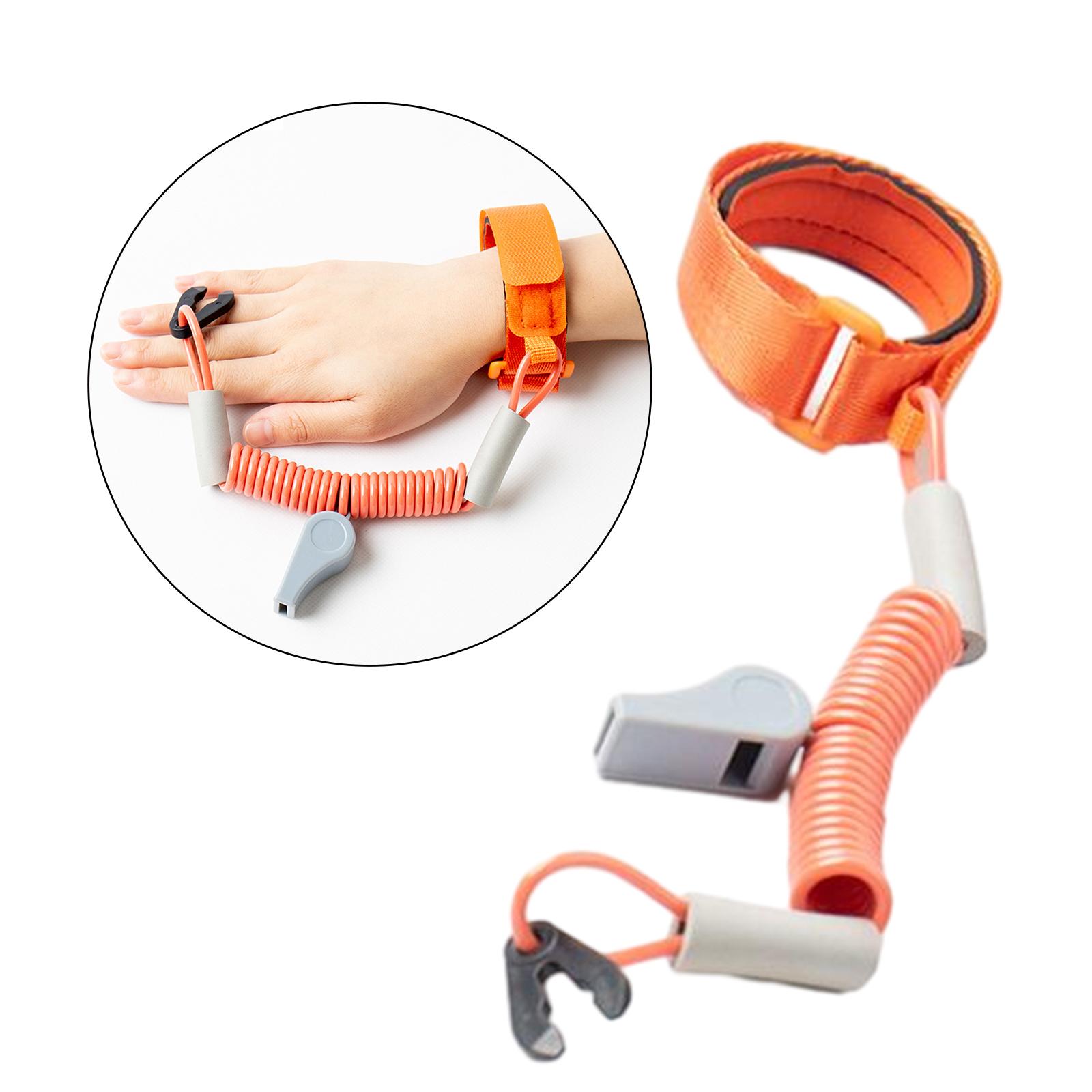 Safety Kill Stop Switch Lanyard with Key Whistle Accessories Multifunctional Orange
