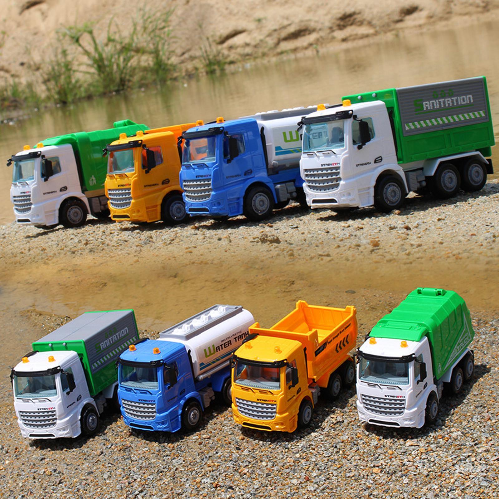 Vehicle Toys Kit Garbage Truck / Sprinkler Car Model Birthday Gift Style 3
