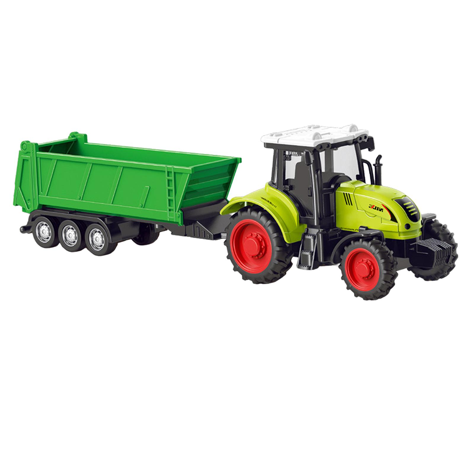 Friction Powered Tractor Truck Toy