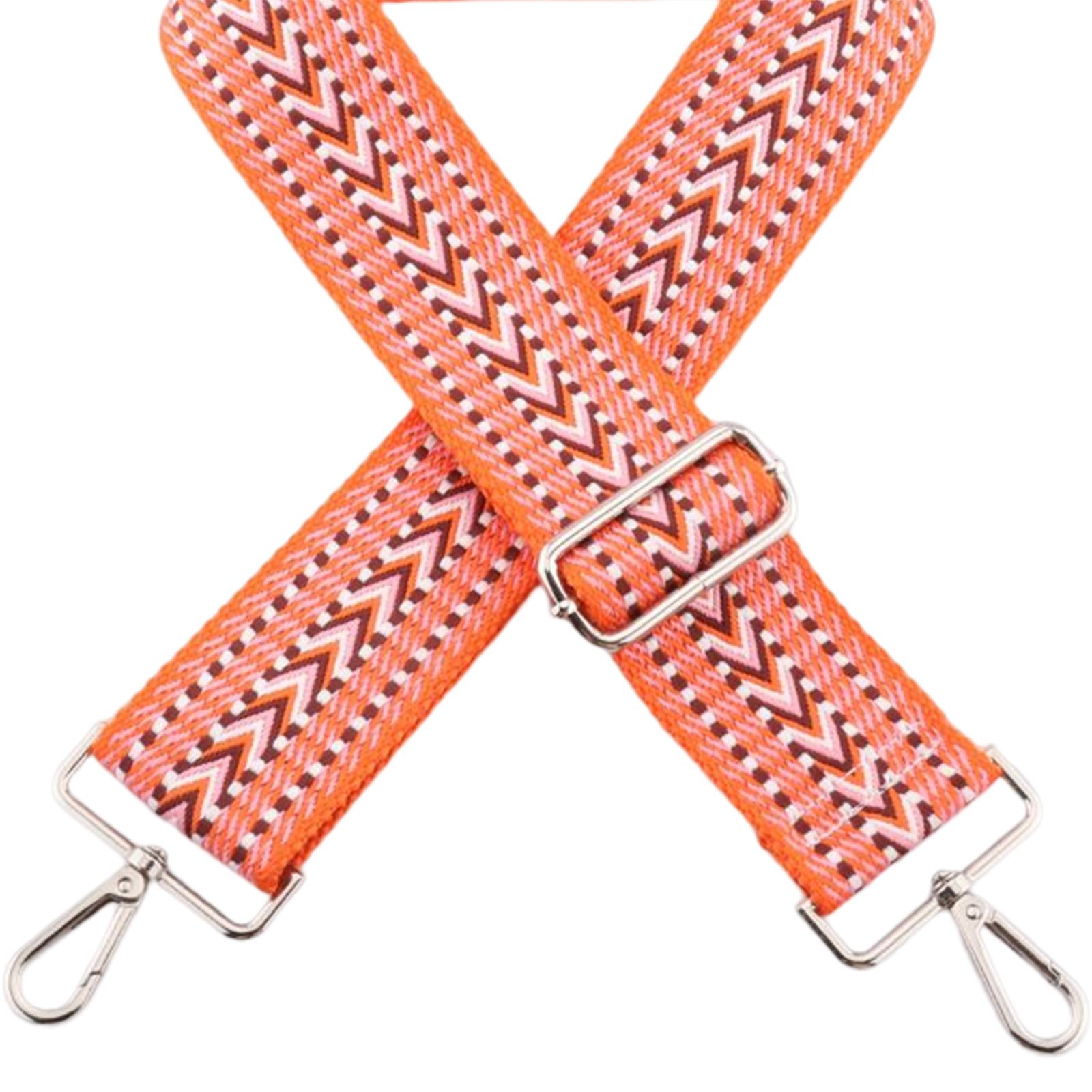 Wide Shoulder Strap Replacement Belts Adjustable Wallet Bag Repair Orange