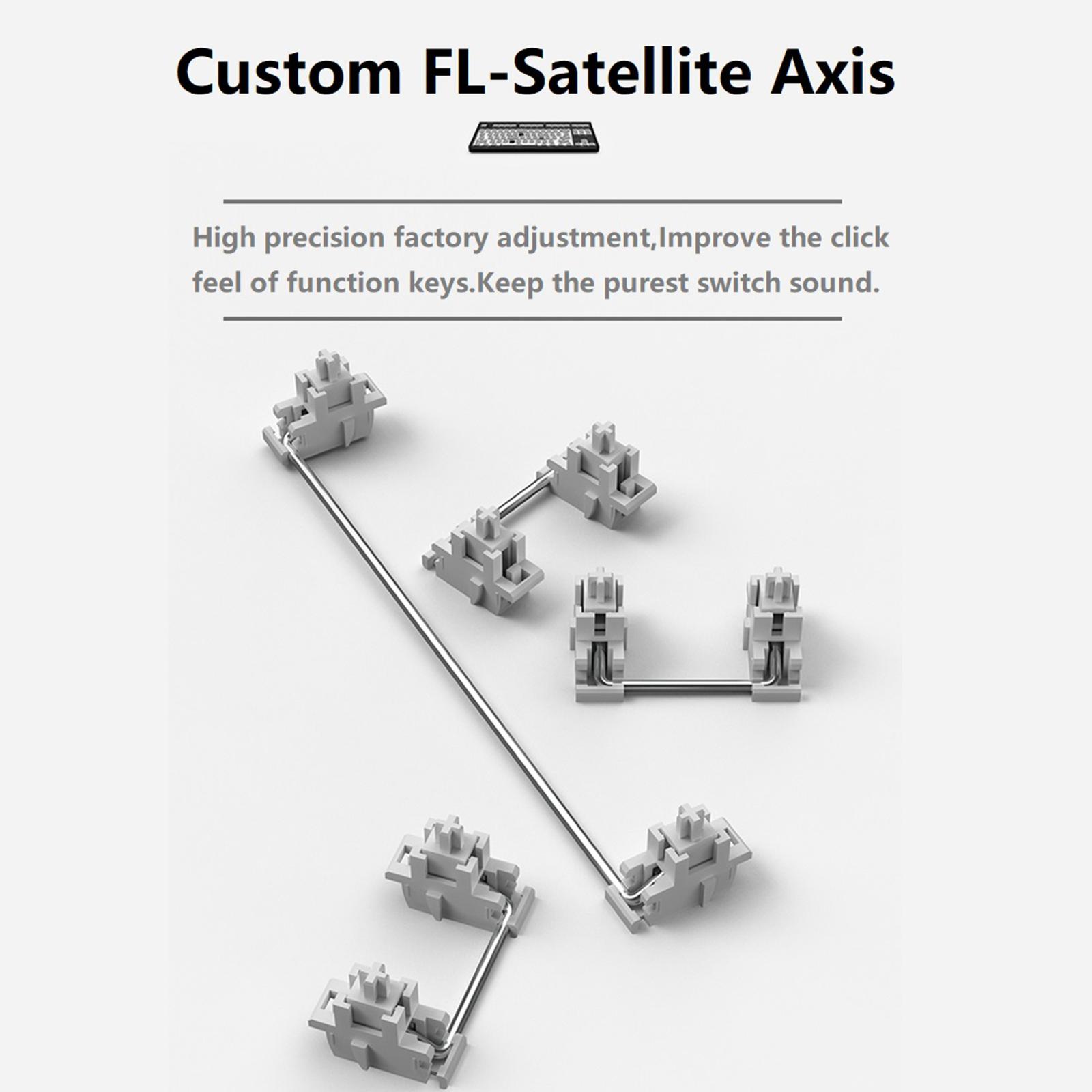 87Key Mechanical Gaming Keyboard Hot Swap PCB Programming RGB Backlit White