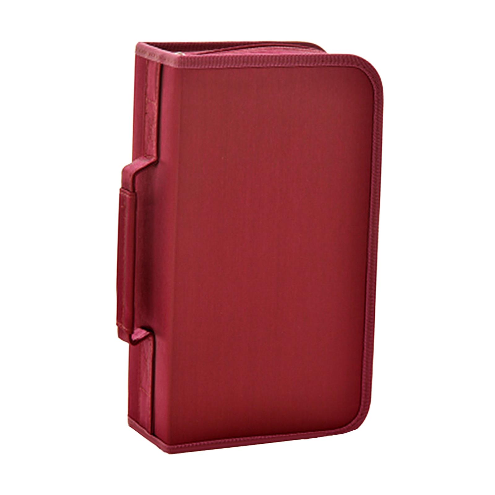 DVD Case Organizer Burgundy