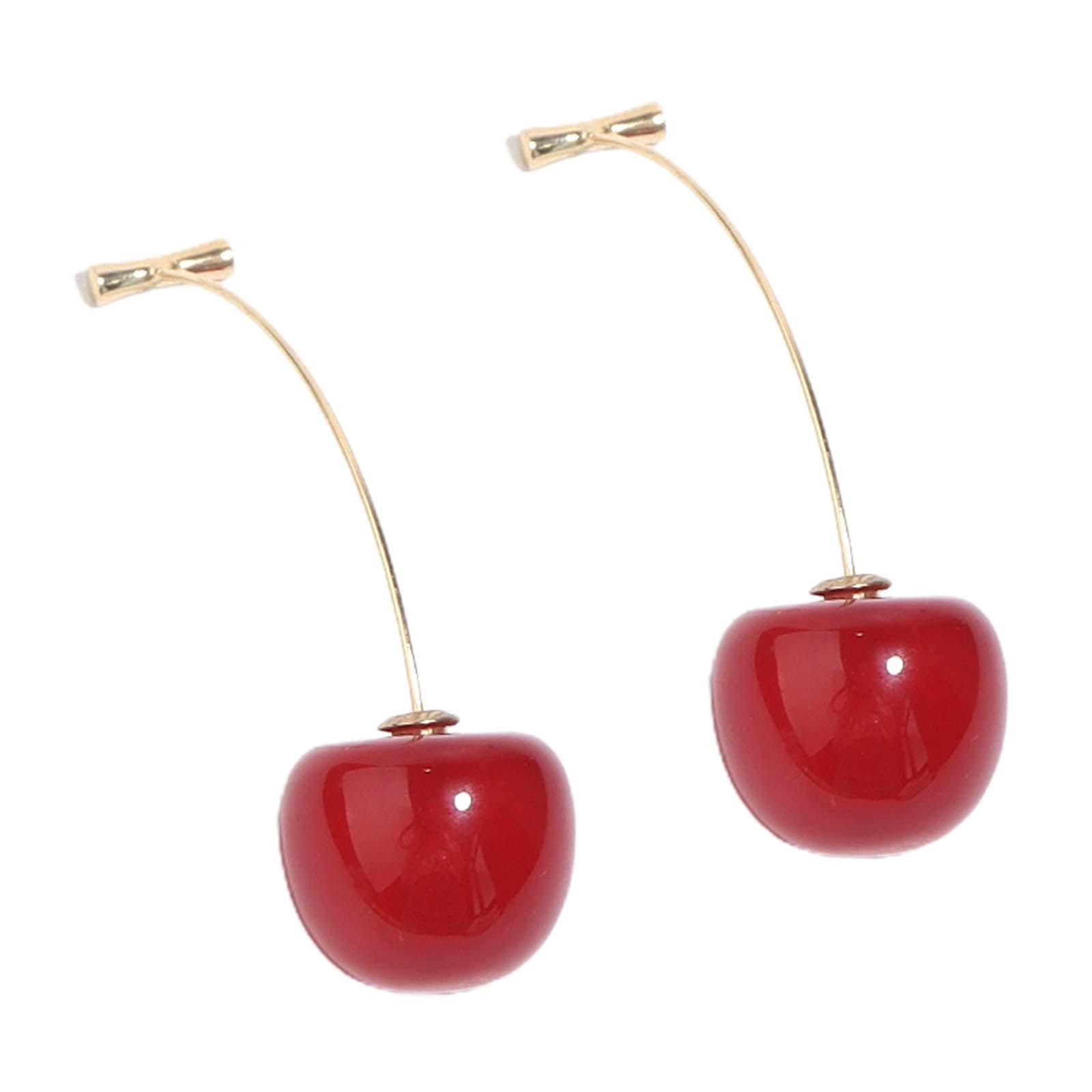 Drop Earrings Jewelry Trendy Fruit Earrings for Party Engagement Anniversary Red