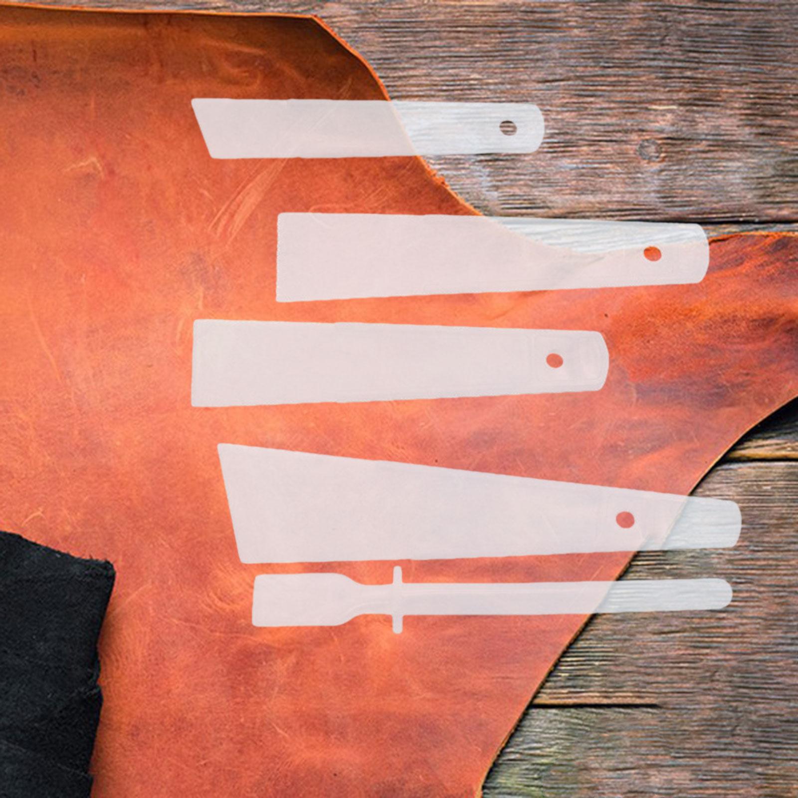 5Pcs Glue Sticks Applicator Leather Projects Leather Craft Glue Smear Sticks