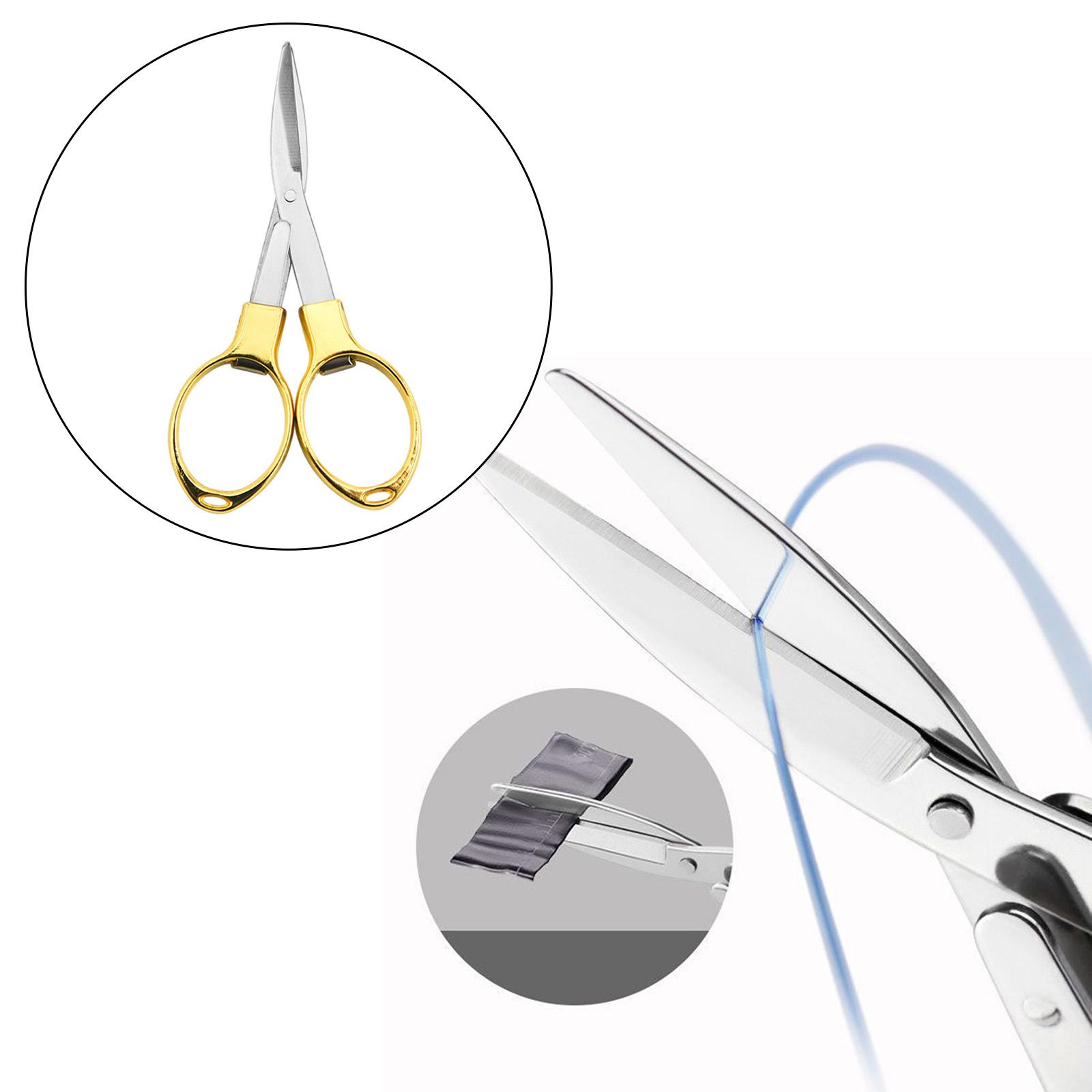 Fishing Scissors Practical Folded Scissors for Backpacking Traveling Camping