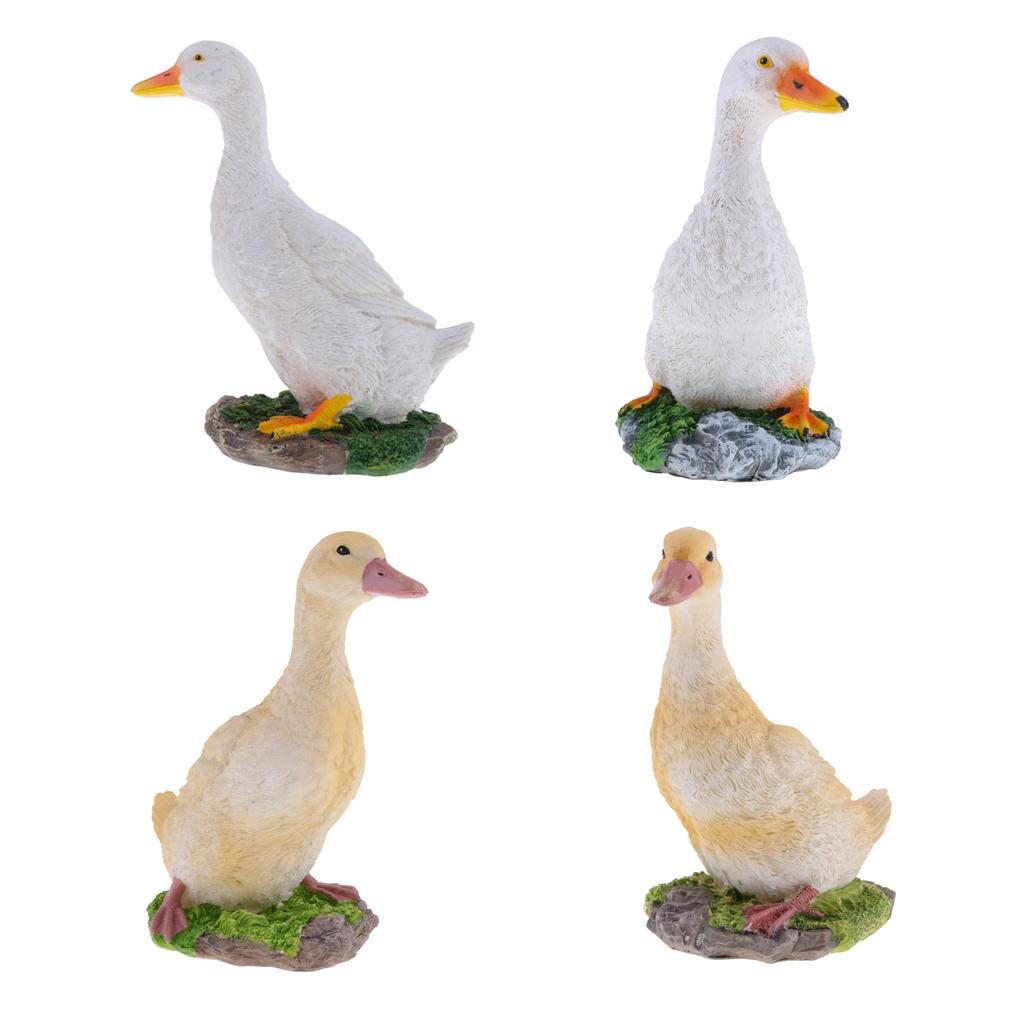 resin duck statue